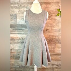 Mi Ami - Gray Skater Dress